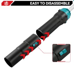 ONEVAN Brushless 8000W Electric Turbo Blower Jet Fan 400M/S Cordless Air Blower Dust Removal Tool for Makita 18V Battery Pin
