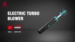 ONEVAN Brushless 8000W Electric Turbo Blower Jet Fan 400M/S Cordless Air Blower Dust Removal Tool for Makita 18V Battery Pin