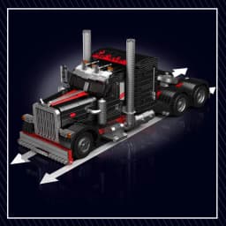 Mould King 10037 Technical Car Toys The American Truck Building Block Brick Assembly Truck Model Set Kids Christmas Gift