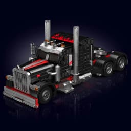 Mould King 10037 Technical Car Toys The American Truck Building Block Brick Assembly Truck Model Set Kids Christmas Gift