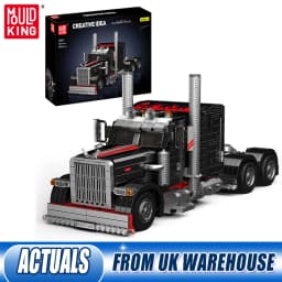 Mould King 10037 Technical Car Toys The American Truck Building Block Brick Assembly Truck Model Set Kids Christmas Gift