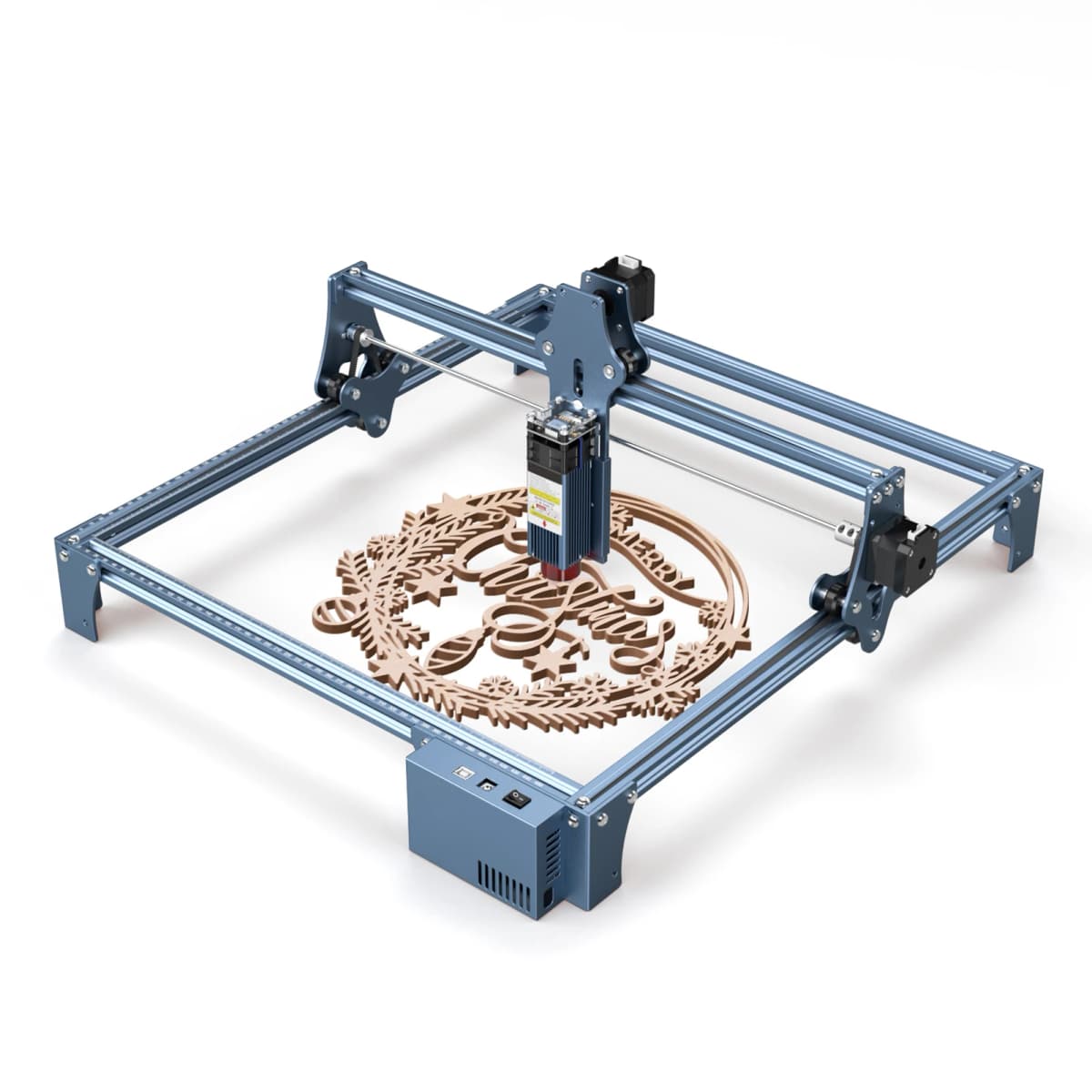 SCULPFUN S9 Full Metal Ultra-fine Laser Engraving Machine Wood Laser Engraver 110-240V(UK Plug) Fast fixed focus design