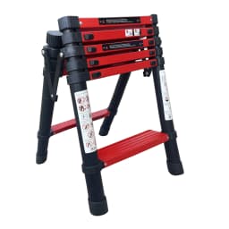 5+6 Step Ladder Telescopic Folding Aluminum DIY Cleaning Painting Compact Storage