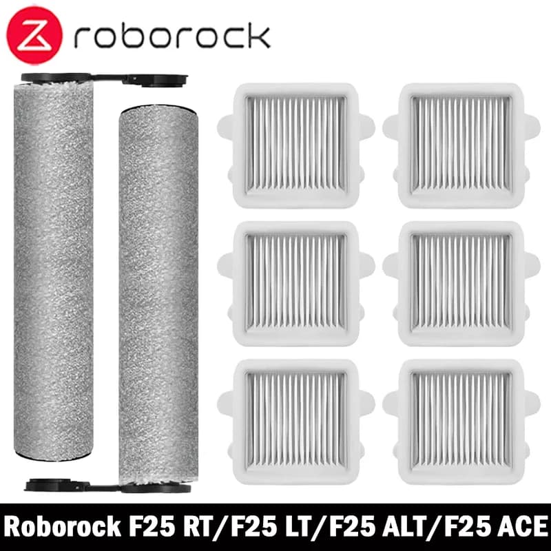 Roborock F25 RT / F25 LT / F25 ALT / ACE Vacuum Cleaner Roller Brush and Filter Accessories Replacement Spare Parts
