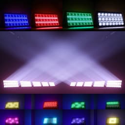 4PCS/Lot 300W LED Beam&Strobe Light RGBW 4in1 Warm White Stage Wash Beam Lights DMX DJ Disco Party Show Horse