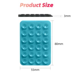 Silicone Adhesive Sticky Suction Pad For Mobile Phone Suction Cup Glass Desktop