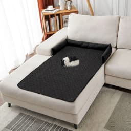 Voltsify Waterproof Pet Bed Furniture Protector Mat Dog Sofa Cover with Pillow