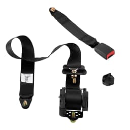 1x 3 Point Adjustable Safety Belts Universal For Rear Side Seats Of Trucks