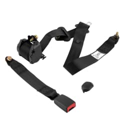 1x 3 Point Adjustable Safety Belts Universal For Rear Side Seats Of Trucks