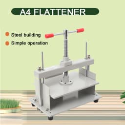 Manual Paper Press Machine 12x8.6 In For A4 Paper 10cm Thickness Steel Frame Paper Press Machine Papermaking Book Press
