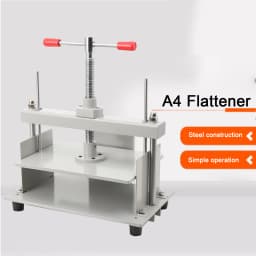Manual Paper Press Machine 12x8.6 In For A4 Paper 10cm Thickness Steel Frame Paper Press Machine Papermaking Book Press
