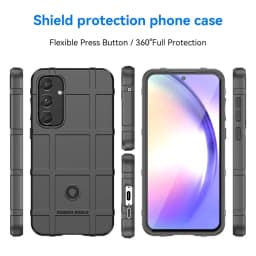 Shockproof Rugged Shield TPU Case for Samsung A56 A36 A26 A16 A06 A15 5G A25 A35 A55 A34 A54 Protective Cover Funda Coque Capa