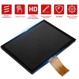 NEW 8.4 Inch LCD Display LA084X01(SL)(01) LA084X01-SL01 SL02 SL03 Touch Screen for Chrysler Jeep Compass 2018 VP4R 2017-2021