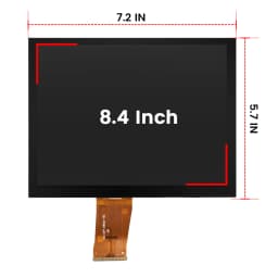 NEW 8.4 Inch LCD Display LA084X01(SL)(01) LA084X01-SL01 SL02 SL03 Touch Screen for Chrysler Jeep Compass 2018 VP4R 2017-2021