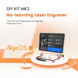 AlgoLaser DIY KIT MK2 5W 10W Laser Engraver Cutter Machine 3.5Inch Touch Screen Engrave Stainless Steel CNC Machine Wood Acrylic