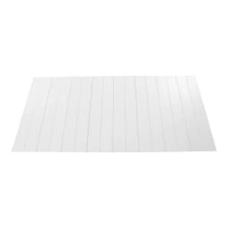 Foldable Bathtub Cover for Heat Retention & Dust-Proof, Fits 67"x28" Standard Tubs, PVC Sturdy Bath Shelf for Storage, White