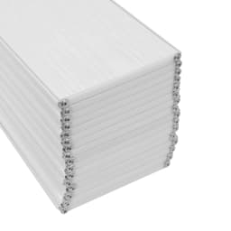 Foldable Bathtub Cover for Heat Retention & Dust-Proof, Fits 67"x28" Standard Tubs, PVC Sturdy Bath Shelf for Storage, White