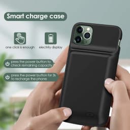 NEWDERY 4800mAh Battery Case for iPhone 13 Extended Battery Charger Case Battery Pack Charging Case Power Bank