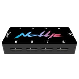 5V 3Pin Addressable ARGB Splitter Support SignalRGB OpenRGB ARGB Fan HUB Controller SATA Power 8/16 Way Computer Accessories