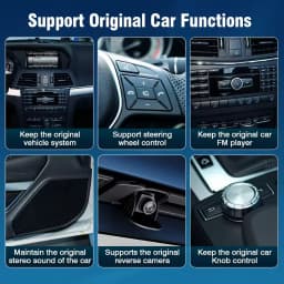 12.3" 2K Wireless CarPlay Andorid Auto For Merdedes Benz E Class W207 A207 C207 2009-2016 Car Radio Multimedia GPS Navigation