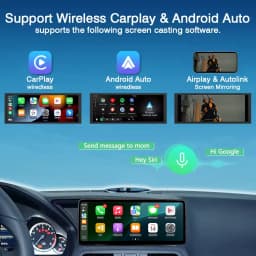 12.3" 2K Wireless CarPlay Andorid Auto For Merdedes Benz E Class W207 A207 C207 2009-2016 Car Radio Multimedia GPS Navigation