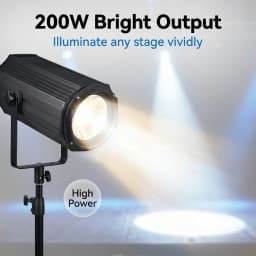 300W COB 2in1 Zoom Warm White/Cold Cool White Illuminated Indoor LED Par Stage Bar Wedding Chapel DJ DMXLight