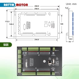 DDCS Expert V2.1 4 Axis 5 Axis PLC CNC Off-line Motion Controller For Router Engraving Milling Lathe Machine