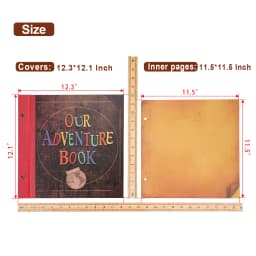 60 pages handmade DIY souvenir photo album our adventure book vintage kraft photo album wedding photo album Mother's Day gifts
