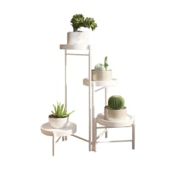 Metal Plant Stand Flower Stand Flower Pot Shelf Balcony Indoor Multi-layer Storage Rack Succulent Plant Flower Rack Pot Rack