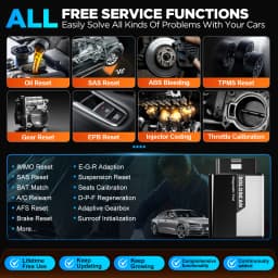 KINGBOLEN Soloscan OBD2 Car Diagnostic Case Scanner for Benz/Maybach/Sprinter,Code Reader with 50+reset Free Lifetime Update