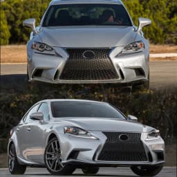 Chrome F Sport Grille For 2014-2016 Lexus IS200t IS250 IS350 Front Bumper Upper Lower Grille Front Radiator Mesh Grills Magickit