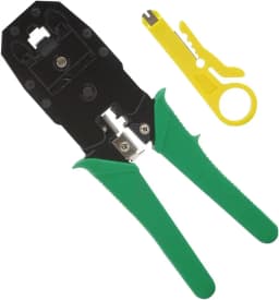 Multi-Functional RJ45 Cat5e Cat6 Network LAN Ethernet Cable Crimping Crimper Stripping & Cutting Tool Electrician Plier Plugs
