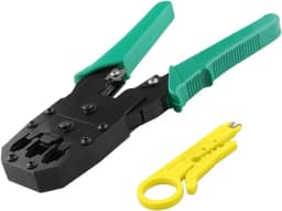 Multi-Functional RJ45 Cat5e Cat6 Network LAN Ethernet Cable Crimping Crimper Stripping & Cutting Tool Electrician Plier Plugs