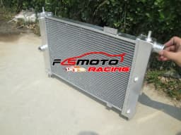 Aluminum radiator + fans For Vauxhall MK2 Astra 2.0 16V GTE 1983-1991 90 89 88 87 86 1984 1985 1986 1987 1988 1989 1990 83 84 85