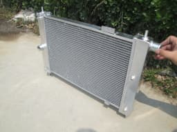 Aluminum radiator + fans For Vauxhall MK2 Astra 2.0 16V GTE 1983-1991 90 89 88 87 86 1984 1985 1986 1987 1988 1989 1990 83 84 85