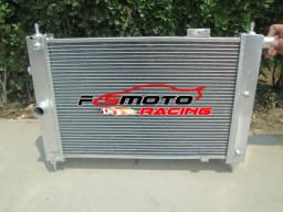 Aluminum radiator + fans For Vauxhall MK2 Astra 2.0 16V GTE 1983-1991 90 89 88 87 86 1984 1985 1986 1987 1988 1989 1990 83 84 85