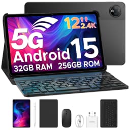 DOOGEE V Pad 2In1 5G PC Tablet 12" Screen Dimensity 7050 Android 15 32GB(8+24) 256GB 8800mAh Battery Ultra-thin 5g Smart Pad