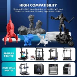 SUNLU 3KG PLA Plus 2.0 3D Printer Filament 1.75mm 1000g Spool (2.2lbs) Neatly Arranged No Knot Filament Fit Most FDM Printer
