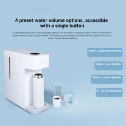 Xiaomi Smart Water Dispenser (Hot and Cold), 3 Seconds Quick Heating and 7°C Cold Water 3L Capacity With Display Mijia App Control