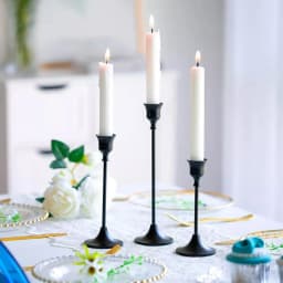 3Pcs/set Tulip Nordic Candlesticks Gold Candlestick Candle Holder Dinner Decor