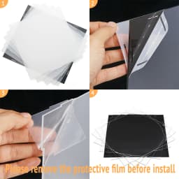 Odoria Large Acrylic Display Case 30/35/43/52/56cm Dustproof Clear Box Cabinet for Action Figure Collectibles Model Doll Scale