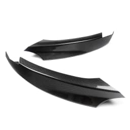 Front Lip Surround For BMW 1 Series E82 E88 F20 F21 118d 120i 125i 128i 135i M Sport 2007-2013 Front Splitter Corner Carbon Look