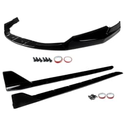 Side Skirts Extension BodyKits Front Bumper Splitter Lip for 4 Series BMW G80 M3 G82 Coupe G83 Convertible M4 2021 2022 2023