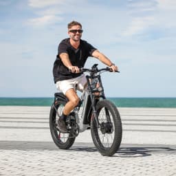 Electric Bicycle for Men, E-Mountain ebike, 2 Motors, 48V17.5AH840WH Battery,26 Inch Wide Tyre, S600, 2000W
