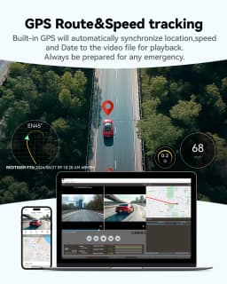 REDTIGER F7N PRO Dash Camera 4K Dash Cam Video Recorder Built-in WiFi GPS FOV 170° Dash Cam With STARVIS 2 SENSOR Night Vision