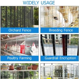 915mm x 30m Galvanized Welded Wire Mesh, Garden Fencing Netting, Hardware Cloth for Chicken Coop, Rabbit Hutch, Animal Enclosure
