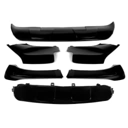 Front Bumper Splitter Lip Rear Diffuser for BMW X5 E70 SUV M Sport Bumper Performance 2007 2008 2009 2010 Bodykit Magickit