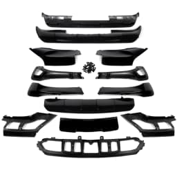Front Bumper Splitter Lip Rear Diffuser for BMW X5 E70 SUV M Sport Bumper Performance 2007 2008 2009 2010 Bodykit Magickit