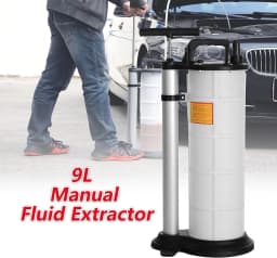 9L Fluid Extractor Manual Hand-Operated Car Brake Oil Changer with Hose Vacuum Fluid Oil Pump for Car Accessories