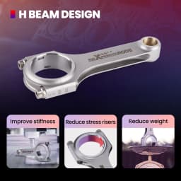 Connecting Rod for BMW M52B28 135m E36 328i M52TU ARP 2000 bolt 4340 Forged for 328i 528i E36 E46 M52B28 135mm Bielle Conrods